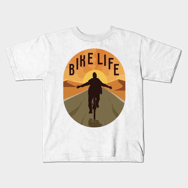 Bike Life 2.0 Kids T-Shirt by Zakaria Azis